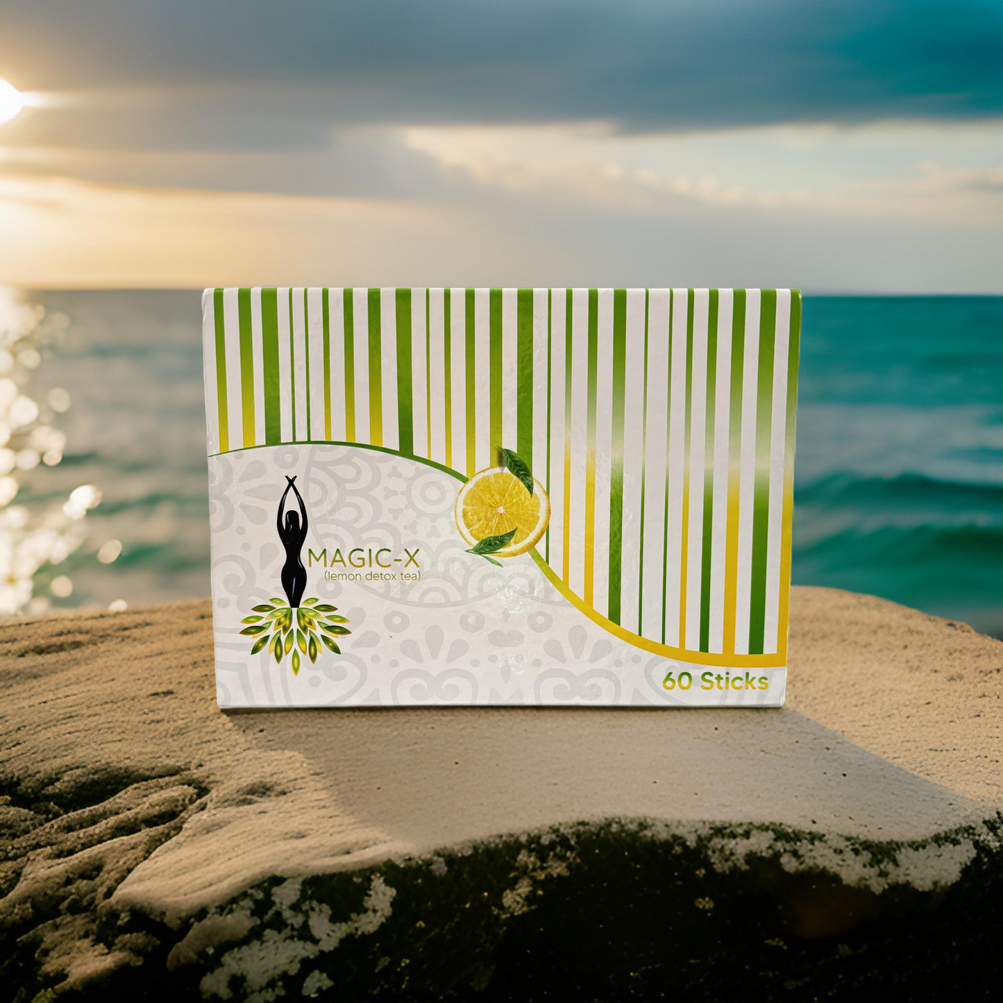 Magicx Detox Tee – erfrischender Detox-Tee mit Zitronengeschmack, unterstützt das Wohlbefinden und einen bewussten Lebensstil. Hochwertige Kräutermischung für einen genussvollen Moment.